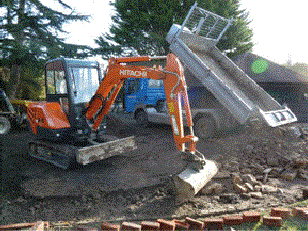 orange digger